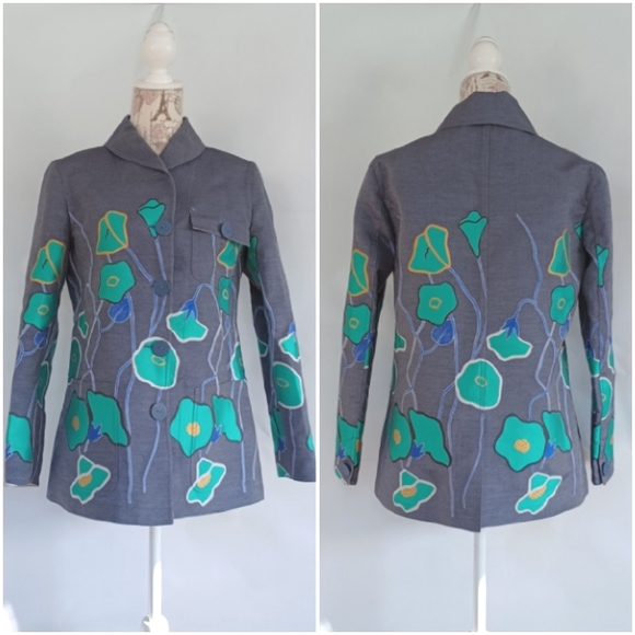 Giorgio Armani Resort fashion show 2017 jacket blazer sz. 40 US 4 - Picture 3 of 8